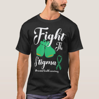 Camiseta Combater O Estigma Conscientização da Saúde Mental