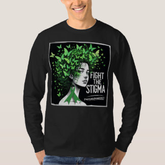 Camiseta Combater O Estigma Conscientização Sobre Saúde Men
