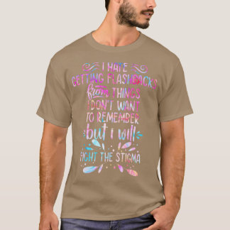 Camiseta Combater o estigma Sensibilização Mental para a Sa