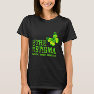 Camiseta Combater O Mês De Sensibilização Para A Saúde Ment
