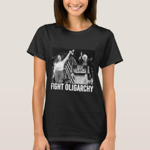 Camiseta Combater Oligarchy Bernie Sanders E A Liberdade Ao