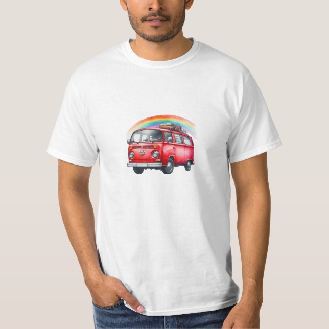 Camiseta combi rainbow (Frente)