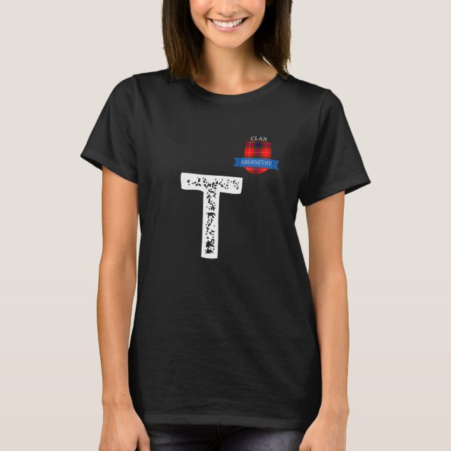 Camiseta Combinação da Família Clan Abernethy T (Frente)