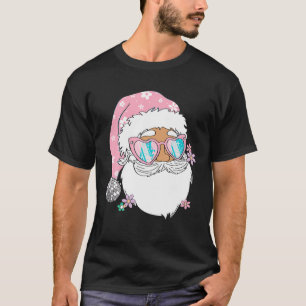 Camiseta Combinação da Família de Natal Disco Santa Claus