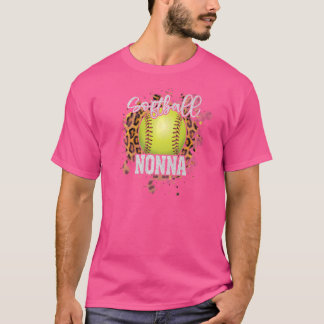 Camiseta Combinação da Família Softball de Nonna Vintage de