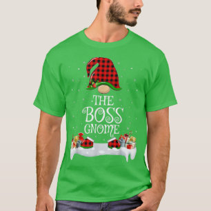 Camiseta Combinação da Xadrez de Buffalo Vermelho O Chefe G