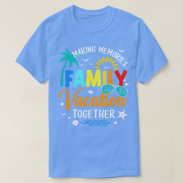 Camiseta Combinação das Memórias do Fazer de Férias da Famí (Frente do Design)