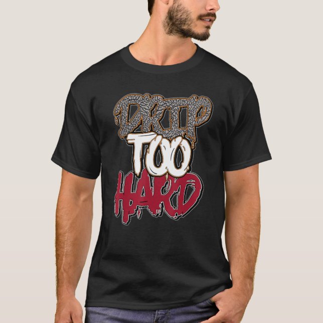 Camiseta Combinação de 3s Vermelhos Retro-Cardinais com Uni (Frente)