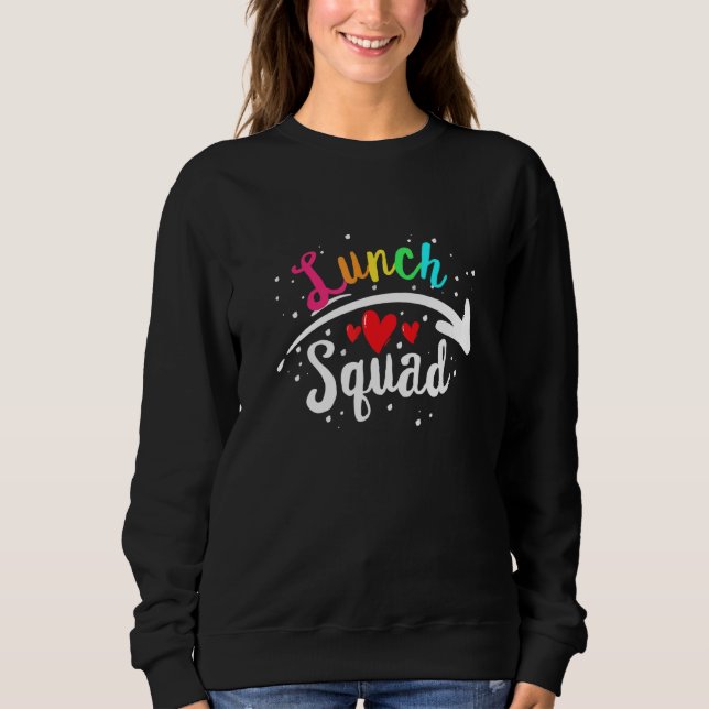 Camiseta Combinação de Almoços Fuuny Team School Lunch (Frente)