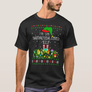 Camiseta Combinação de Família Feia Eu sou o Barracuda Elf 