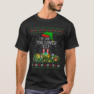 Camiseta Combinação de família feia Eu sou o Fox Lover E