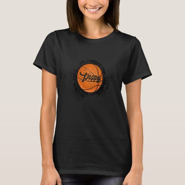 Camiseta Combinação de Famílias de Basquete Vintage (Frente)