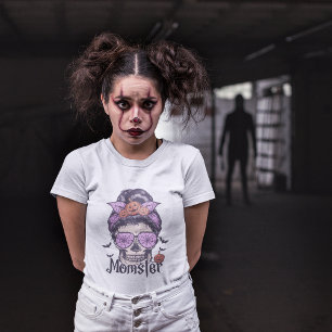Camiseta Combinação de Famílias de Halloween