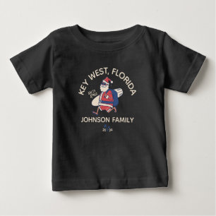 Camiseta Combinação de Férias de Praia da Família de Natal