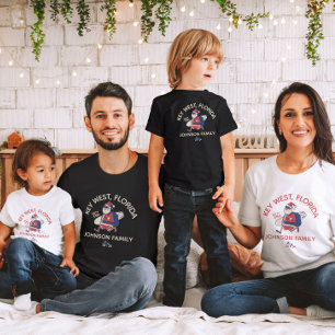 Camiseta Combinação de Férias de Praia da Família de Natal