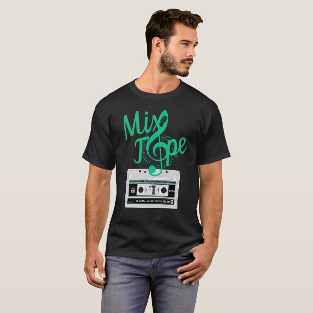 Camiseta Combinação de Fita (Frente Completa)