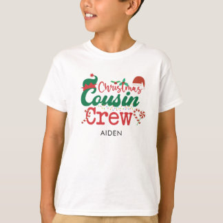 Camiseta Combinação do Elf da Tripulação de Natal