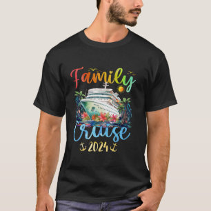 Camiseta Combinação Familiar de Férias de Cruzeiro Familiar
