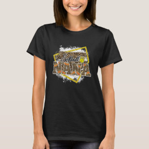 Camiseta Combinação Familiar Sangrada De Softball Nana Leop