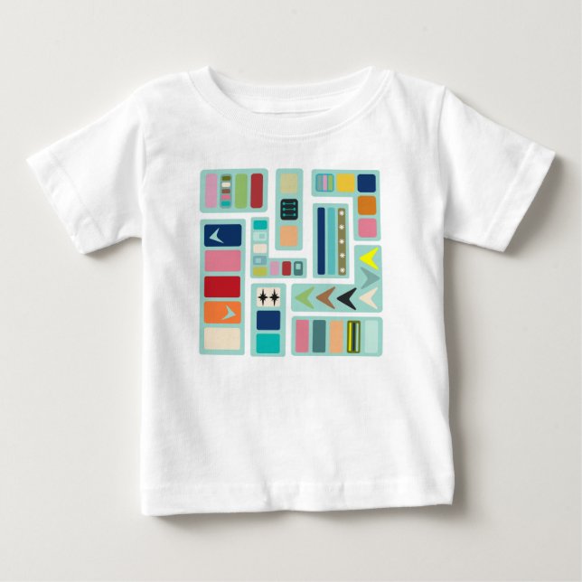 Camiseta Combinação Moderna do Século médio (Frente)