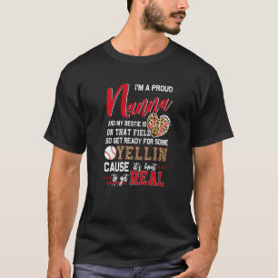 Camiseta Combinação Orgulhosa Da Família Baseball Nanna