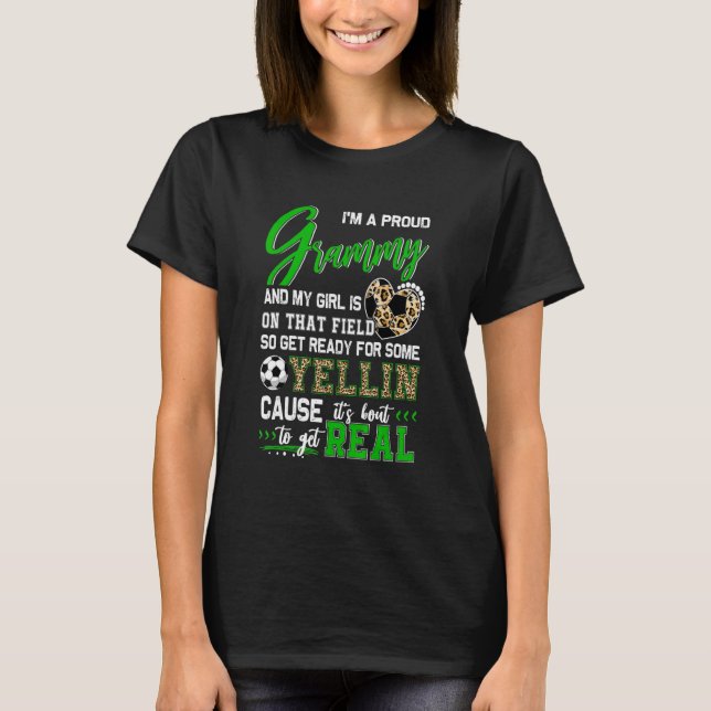 Camiseta Combinação Orgulhosa De Futebol Do Grammy (Frente)