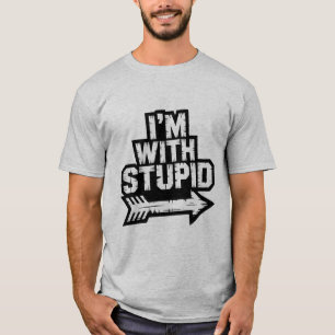 Camiseta Combinando Casal Engraçado Flecha Estou C