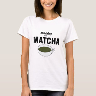Camiseta Combinando Com Matcha Chá Verde