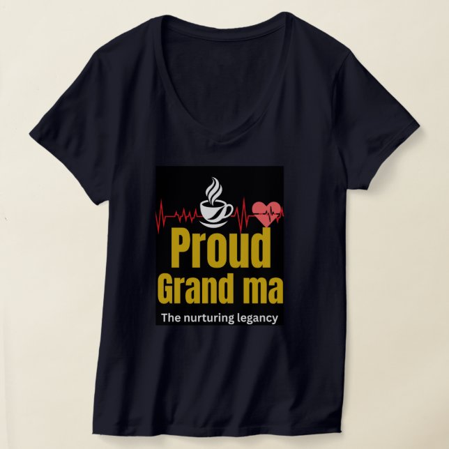 Camiseta Combinando de Avó Orgulhosa de Enfermeira (Postura )