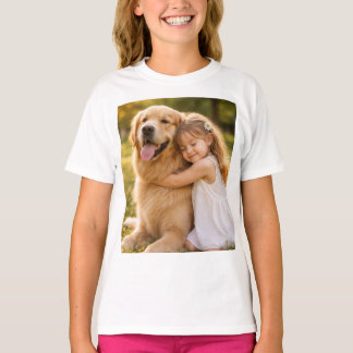 Camiseta Combinando de Bebê Fofo e Cachorro
