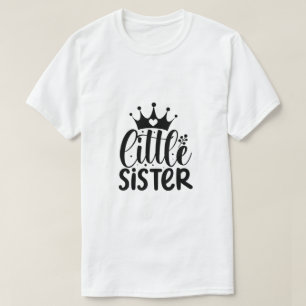 Camiseta Combinando Irmã Mais Nova Irmão Mais Velh