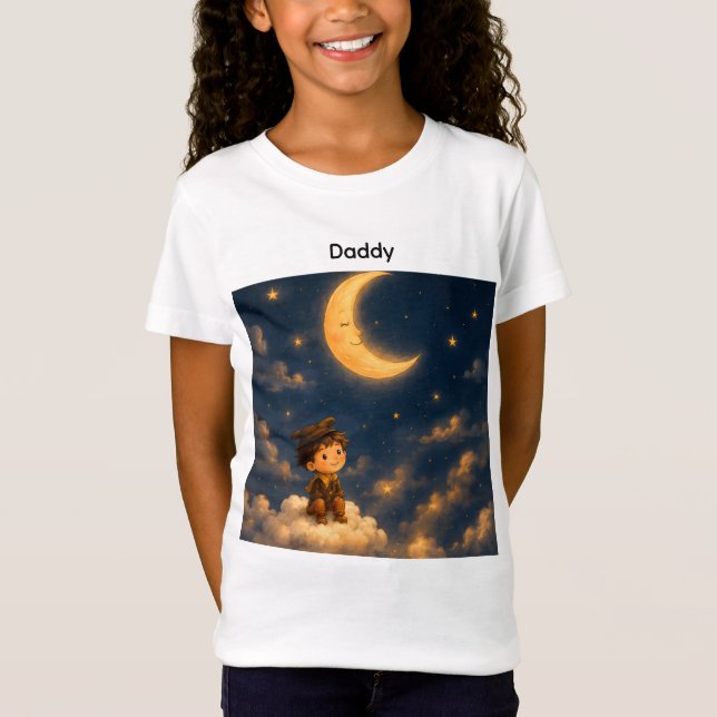 Camiseta Combinando Papai e Filha Sol (Frente)