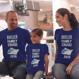 Camiseta Combinando para Cruzeiro Familiar de 2026