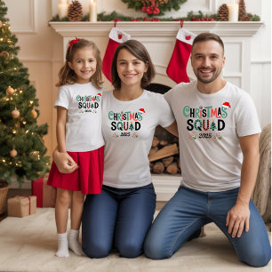 Camiseta Combinando para Família do Esquadrão de N