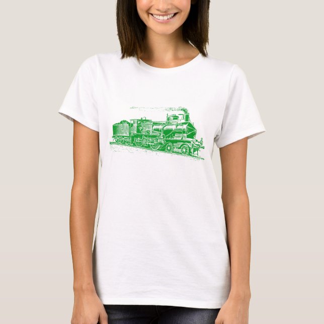Camiseta Comboio 03 - Verde-Grama (Frente)