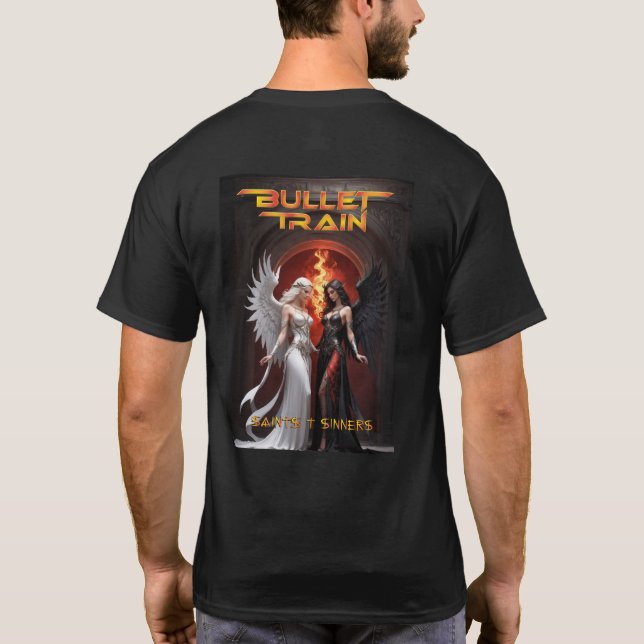 Camiseta Comboio a bala - Diabo - Anjo (Verso)