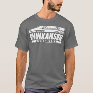 Camiseta Comboio a bala Shinkansen Souvenir High Speed Rail