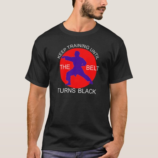 Camiseta Comboio até o cinto virar chaveiro preto (Frente)