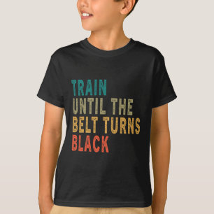 Camiseta Comboio Até Que O Cinturão Torne Tae Vintage Negro