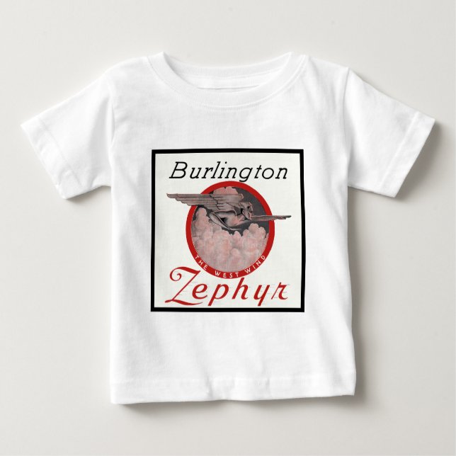 Camiseta Comboio Burlington Zephyr (Frente)