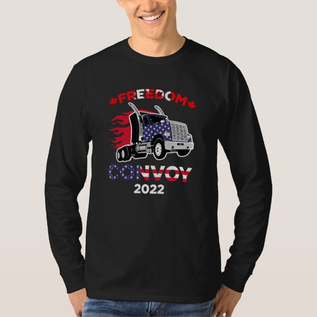 Camiseta Comboio Da Liberdade 2022 Em Apoio Ao Mandato Dos  (Frente)