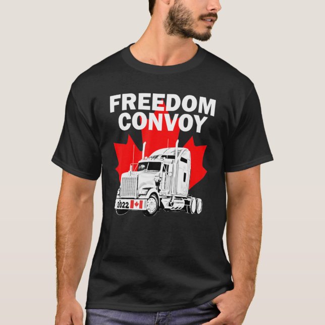 Camiseta Comboio da Liberdade 2022 em apoio ao mandato dos  (Frente)