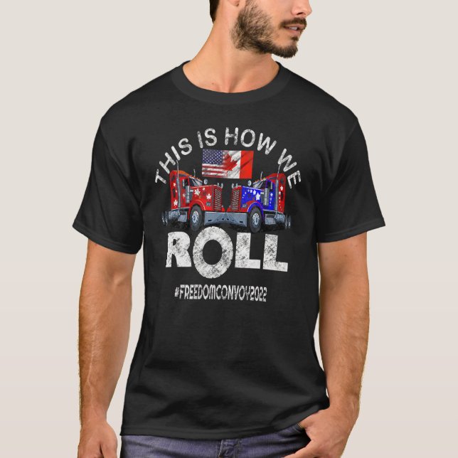 Camiseta Comboio Da Liberdade 2022 Em Apoio Ao Mandato Dos  (Frente)