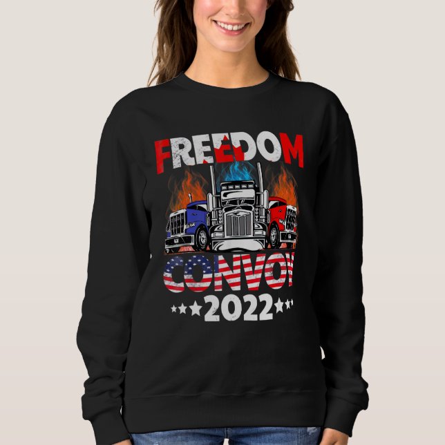 Camiseta Comboio Da Liberdade 2022 Em Apoio Ao Mandato Dos  (Frente)