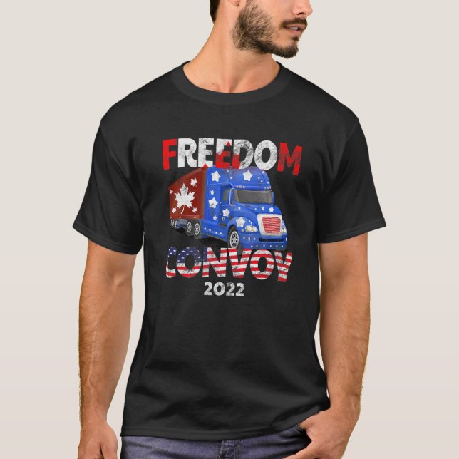 Camiseta Comboio Da Liberdade 2022 Em Apoio Ao Mandato Dos  (Frente)