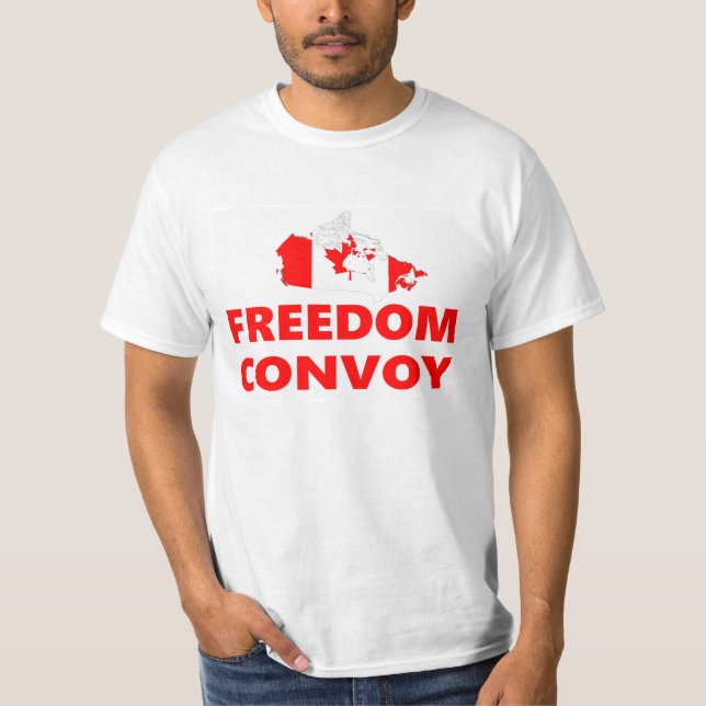 Camiseta Comboio da Liberdade no Canadá (Frente)