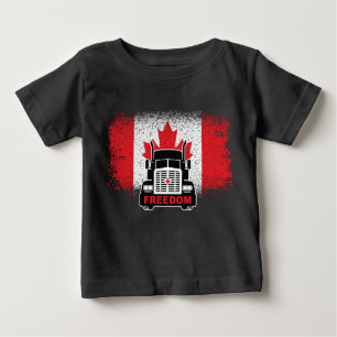 Camiseta Comboio da Liberdade para Caminhoneiros do Canadá 
