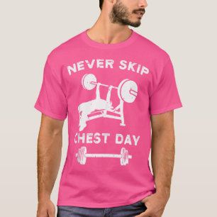 Camiseta Comboio de elevação do dia do tórax Pressionar Pre