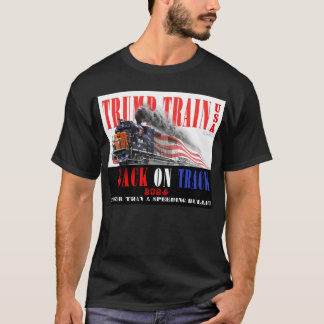 Camiseta Comboio de Tump 2024 - Mais rápido que uma bala de