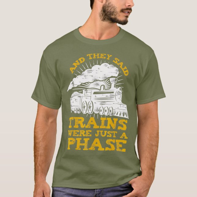 Camiseta Comboio engraçado para trabalhadores ferroviários  (Frente)